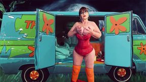 Granny Velma Dinkley: Blowjob, BBC Up Shaggy&#039;s Ass &amp; Cum In Velma&#039;s Mouth 1525FAP