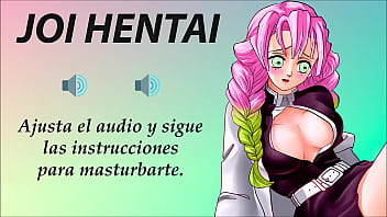 JOI hentai con Mitsuri. Super Gangbang. En espa&ntilde_ol.