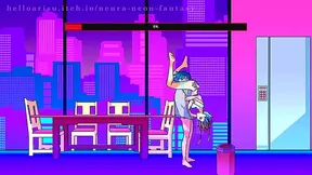 Cute Anime Girl Embarks on Sensual NEONA–NEON Fantasy Adventure – Day count: 69