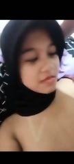 ABG jilbab polos ml