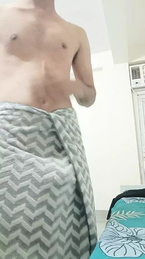 After shower horny
