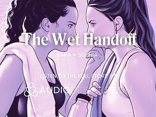 Track Rivals Give In to Their Attraction in the Shower – Lesbo Fellatio, Snatch Eating & Enemies to Lovers - Audio Porn Erotic ASMR Story for Honeys