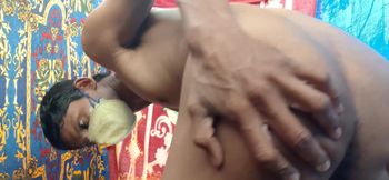 Doggy Style Indian Man Outdoor Black Ass