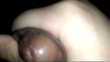 Hairy straight guy experiments with virgin ass and cums