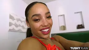 TUSHYRAW Stunning Babe Alexis DPed by 2 monster cocks
