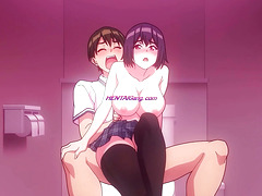 Classmate Fucks Horny XXX on School Toilet ○ HENTAI UNCENSORED (SUBBED)