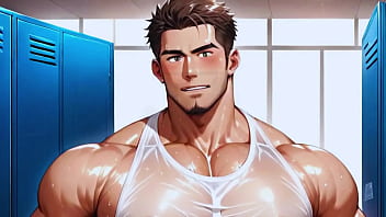 Hugby&#039_s team makes a gangbang with oil in the locker room. anime Hentai gay sex pinoy free video