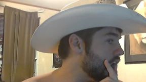 Sexy Handsome Bearded Cowboy