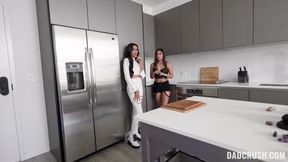 Hime Marie And Xxlayna Marie - Two Sexy Brunette Babes Enjoys Same Dick