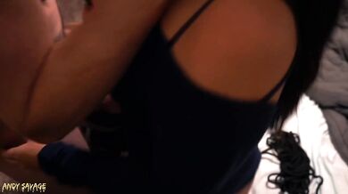 Asian teens moaning rough threesome cumshot facial