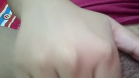 Horny Indain Stepaunty fingering and masturbating closeup