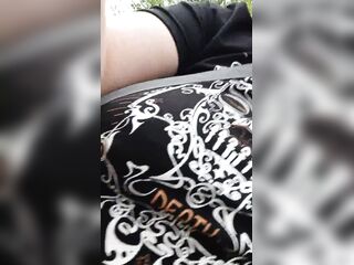 Riding on Ripper (I named it Ripper 'coz of Giles, Goth In Peace!)