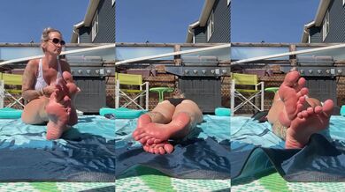 Pink Wrinkled Soles Ruin Her Sexy Feet POV