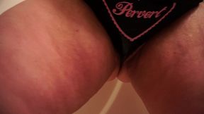 sexy bbw sold pervert panties with pissing - full