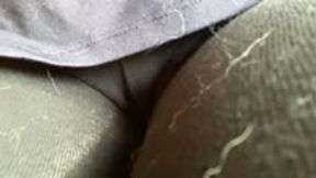 Tiny Human Spy's on Giantess Watching TV on Couch POV smaller