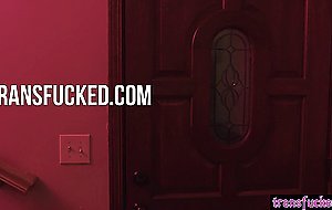 Big ass MILF Joanna Angel fucked by two shemales Casey Kisses and TS Foxxy