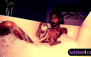 Tiny Asian shemale teen is a very good cock sucker