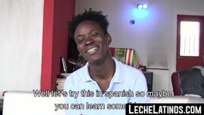 LecheLatinos.com - Jamaican stud sucks cock before barebacking a homo with his big bl