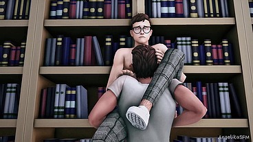 TWO YOUNG STUDENTS DECIDED TO HAVE HARD ANAL SEX IN THE LIBRARY...