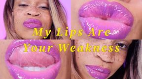 My Lips Are Your Weakness- Ebony Femdom Goddess Rosie Reed Lipstick Fetish Worship Tease Mind Fuck- standard definition