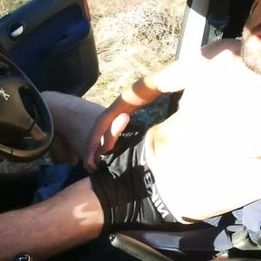 Big jerk in car, remi06cam4