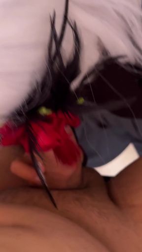 Cleaning girl tells me that she has no money, I offer her a deal and she ends up with her cock up to the inside   Clip 2