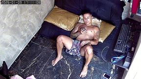 cheguei suado e bati uma