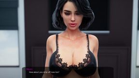 [Gameplay] MILFY CITY 0.71b - SEX SCENE [HD] #4 Boobs Massage