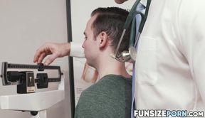 FunsizePorn.com - Wild Dr Wolf bangs hard cute teen Danny Wilcoxx while he is being e