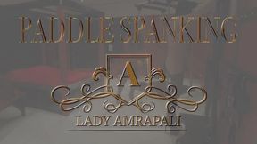 PADDLE SPANKING  Total lenghts 2:59 minutes Spanking Bdsm Slave  LADYAMRAPALI  Herrin Mistress Domina