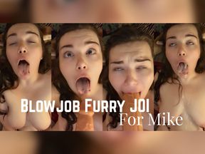 Blowjob Furry JOI for Mike