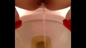 Chinese wife urethra pissing peeing pee m.