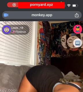 Amateur teen flashes webcam for fun