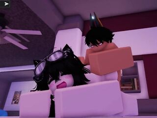 Roblox Con- pounding into constricted vagina