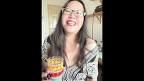 Darkside Smoking Asian: Smoking 3 Cigarettes & Swallowing Ash in Coffee