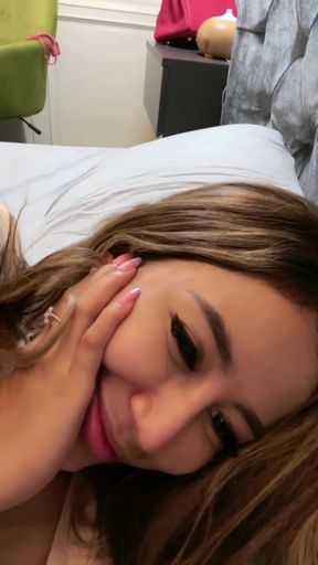 Horny girl masturbate on video call sex   Clip 1