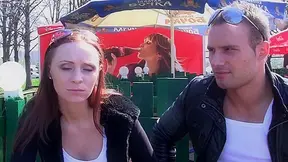 Margot in slut gets her twat slammed in an outdoor sex vid