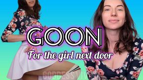 GOON for the Girl Next Door Adorable Gooning Session! Brown haired blue eyed Goddess Vivien will giggle while you goon and stroke for her perfect body