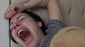 yawning while still in bed m