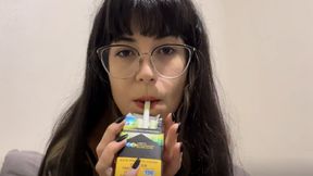 Smoking Marlboro Ice