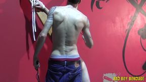 BadBoyBondage: Chad Mason Works Over Bound Sightless Boy Jaden Swift