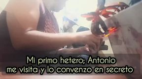 Mi primo hetero me coge en secreto por primera vez