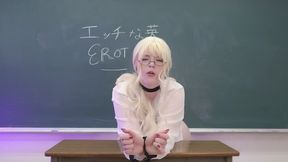Blonde Japanese Teacher Lovejoy-Sensei Gets Too Turned On After Class