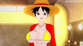 ONE PIECE MONKEY D LUFFY GENDER BENDER ANIME HENTAI 3D UNCENSORED