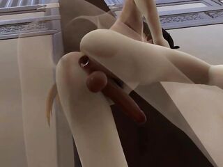 Tartaglia fingers Zhongli - Genshin Impact Queer Anime