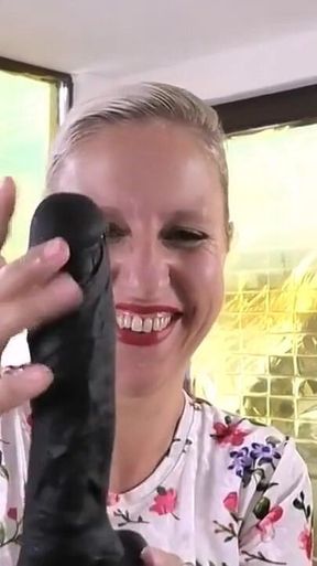 Does It Fit in.? 1. Anal Games with BBC Dildo