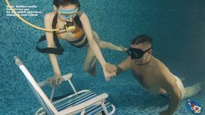 Dragon and Aoro An underwater striptease for a diver FHD
