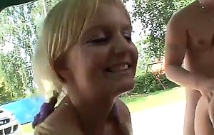 Milfs orgy at oktoberfest