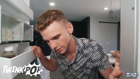 TWINKPOP - Jack Waters Starts Sucking Marine Malik Delgaty As He Salutes And Stays Still