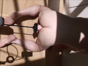 Deep ass fuck for moaning str8 guy by sex machine, a2m makes him cum